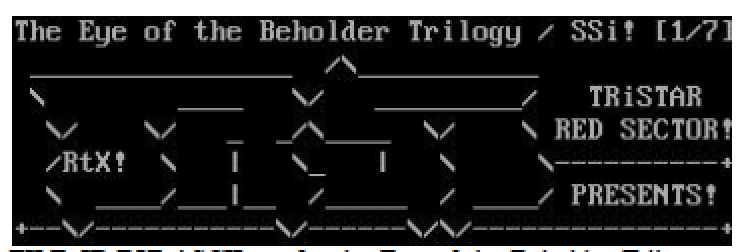 Rtx, Tristar Red Sector ASCII logo (1990s)
