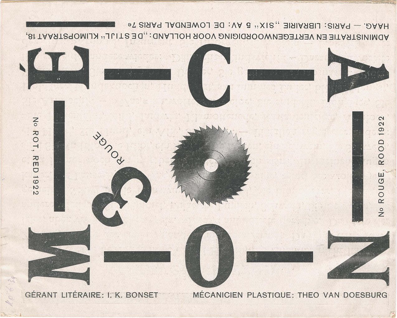 Theo Van Doesburg, Mecano 3 (1920s)